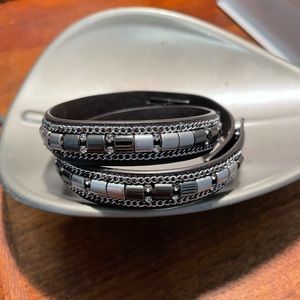 Leather wrap bracelet (Stella & Dot)